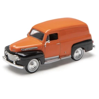Denver Die-Cast 1:48 Scale 1948 Ford Panel Truck - ORANGE/BLACK - New In Box - Image 1 of 3