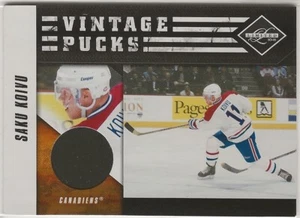 Discos vintage Panini Limited 2010-11 #2 Saku Koivu 20/07 Montreal Canadiens 2010 - Imagen 1 de 2