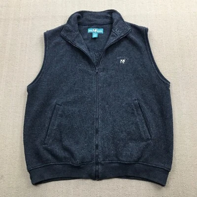 Vintage Big Dogs Vest Mens Extra Large Full Zip Fleece Y2K Sweater Jacket - Image 1 of 4