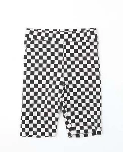 H&M Womens White Cotton Blend Sweat Shorts Size XS L8 Reg - Picture 1 of 12