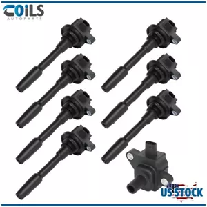 8 Ignition Coils For Ford F-150 Truck 2018-2021 For Ford Mustang 2018-2020 5.0L - Picture 1 of 21