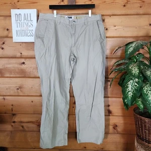 Pantalones chinos Mountain Khakis color tostado firma senderismo trabajo acción refuerzo talla 42 X 31" - Imagen 1 de 11