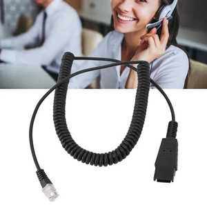 RJ9 to QD Adapter Cable RJ9 Quick Disconnect Cable for for IP - Zdjęcie 1 z 12