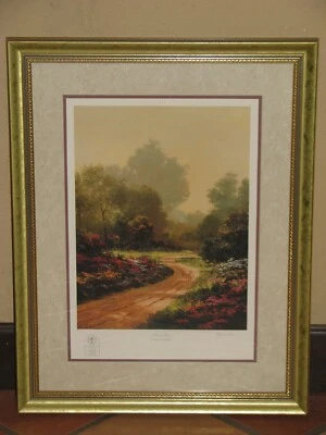 Thomas Kinkade "Morning Lane" Signed/Numbered Collector's Society Framed Print - Image 1 of 4
