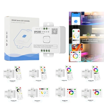 SP636E-SP639E 2.4G LED contorller SPI 5-24V For WS2812 WS2811 RGB CCT led stirp - Image 1 of 4