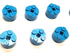 Lego Round 2x2 with Axle Hole Blue Part 6143 3941 (6X)