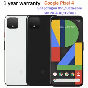 Google Pixel 4 64GB/128GB 6GB RAM 5.7" Factory Unlocked Smartphone New Sealed - Picture 1 of 24
