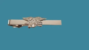 U.S MILITARY NAVY SEALS TIE BAR TIE TAC U.S.A MADE CLIP ON STYLE - Picture 1 of 6