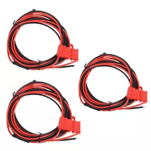 3 PIEZAS Cable de Cable de Alimentación de CC para Motorola Radio Móvil GM300 GM338 GM3188 GM950 - Imagen 1 de 2