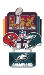 2024 2025 Super Bowl LIX 59 Champions Philadelphia Eagles Dangler Pin PRESALE - Picture 1 of 1
