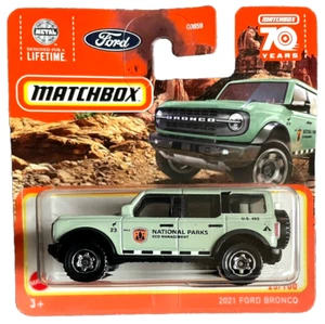 Matchbox 2021 Ford Bronco 25/100 2022 1:64 Modellauto Spielzeug National Park US - Bild 1 von 13