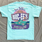 Buc-ees T Shirt I’m Talkin’ Bout Bucees on a Date Night Light Blue Medium
