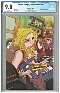 Marjorie Finnegan Temporal Criminal 1 CGC 9.8 Scott Virgin Variant Cover AWA 200 - Picture 1 of 2