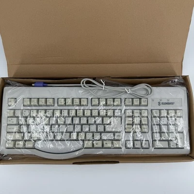 Vintage Elements-PC Wired PC Computer Enhanced Keyboard NEW UNUSED - Image 1 of 4