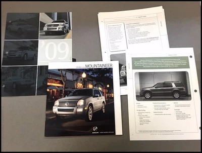 2009 Mercury Mountaineer 32-page Original Car Sales Brochure Catalog SET Foto 1 de 4
