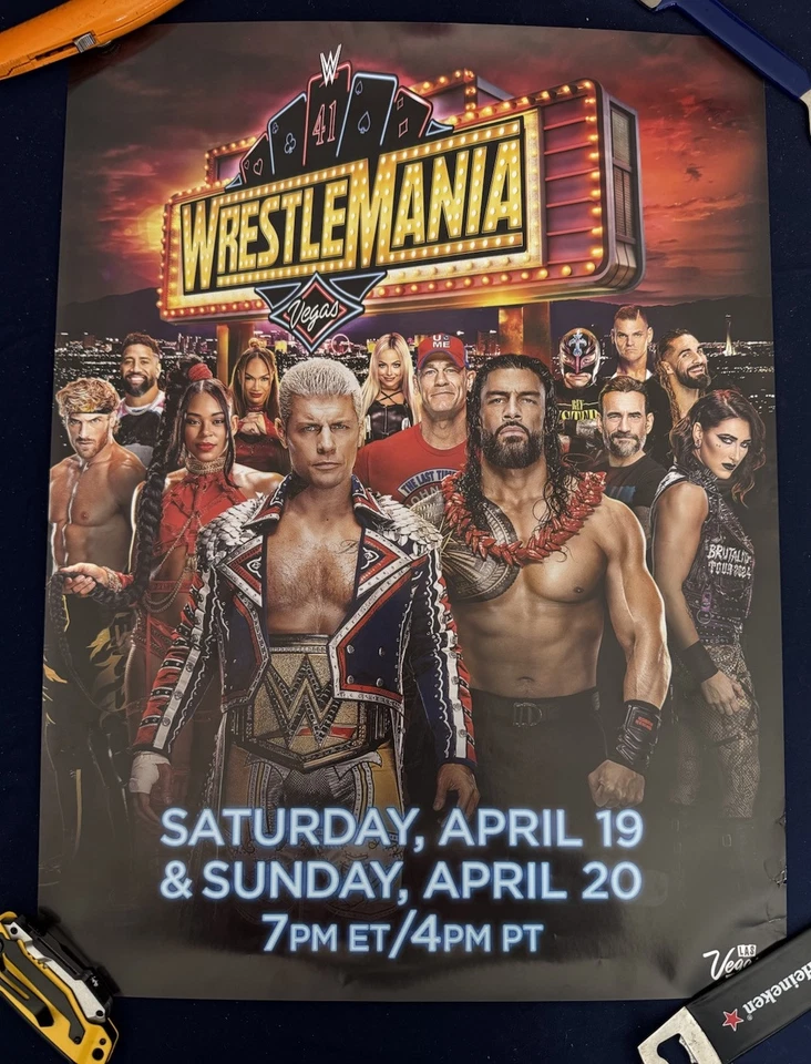 Póster promocional de WrestleMania 41 Foto 1 de 1