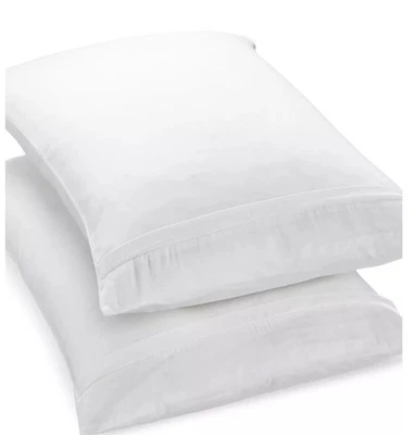 Pacote com 2 protetores de travesseiro Charter Club 250 fios 100% algodão, queen - Imagem 1 de 3