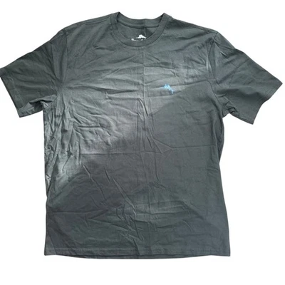 Tommy Bahama L Gray Golf Graphic Tee Shirt It's Drive O'Clock Somewhere - Image 1 of 4