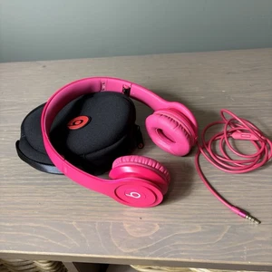 Beats by Dr. Dre Solo HD Cuffie On-Ear Cablate Rosa con Custodia - Testate - Foto 1 di 7