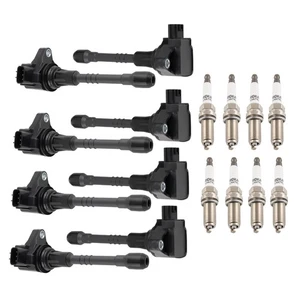8 Ignition Coil + Spark Plugs For Infiniti QX56 QX80 Nissan Armada 224481LA0A - Picture 1 of 17