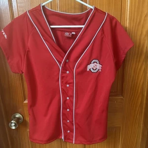 Damen Ohio State Trikot Shirt Druckknopfverschluss Official Team Shop Größe XL - Bild 1 von 4