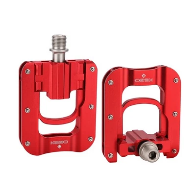 Pedales plegables de aleación de aluminio de 916 pulgadas con rodamientos sellados para bicicletas Brompton Foto 1 de 3