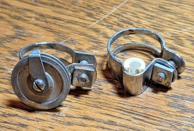 Guía de cable de polea de 3 velocidades de colección y otra guía de 1973 Schwinn Breeze Bike Foto 1 de 4