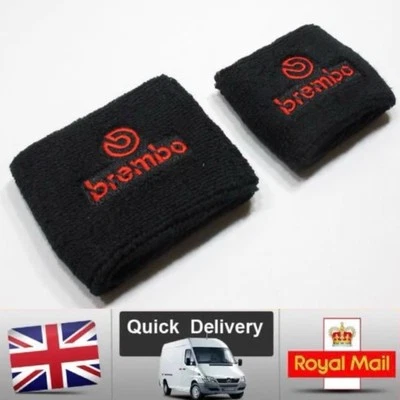 Motorcycle Front & Rear Brake Fluid Reservoir Sock Cover Brembo Brakes UK STOCK! - Image 1 of 4