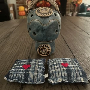 Pottery Potpourri Sachet Incense Diffuser With Hand Warmers - Picture 1 of 23