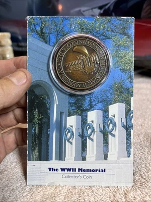 WWII Memorial Coin Collector’s Coin The American Battle Monuments Commission - Image 1 of 2