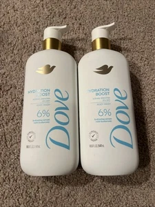 Lot Of 2 Dove Hydration Boost Body Wash 6% Hydration Serum with Hyaluronic Acid - Picture 1 of 2