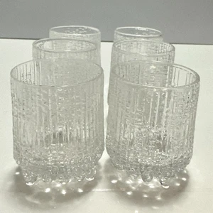iittala Finland Ultima Thule (Set of 6) 2oz Shot Cordial Glasses Tapio Wirkkala - Imagen 1 de 9