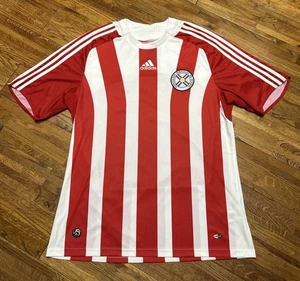 Adidas Paraguay National Football Team Home Soccer Jersey Sample Men's Large - Picture 1 of 13