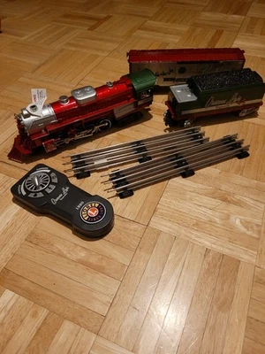 LIONEL CHRISTMAS LIGHT EXPRESS LIONCHIEF STEAM LOCOMOTIVE O GAUGE 2123100-E - Image 1 of 4