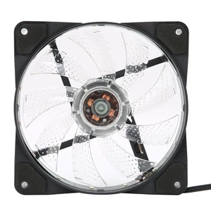 Cooling Fan Glowing Cool Large Air Volume Led 12Cm Shockproof Silent Compu AM - Afbeelding 1 van 22