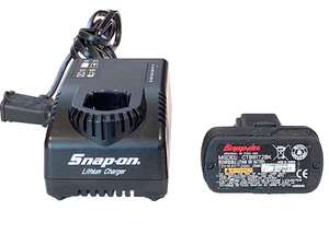 Snap On Tools 14.4 Volt 2.0Ah MicroLithium Battery & Charger CTB8172 CTC772A - Picture 1 of 10