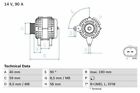 Generator alternator LiMa Bosch 0986041490
