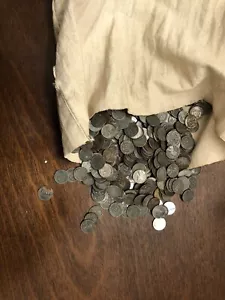 Roll of 50 Circulated 1943 Steel Pennies P, D & S Mint Marks WWII Wartime Cents - Picture 1 of 1