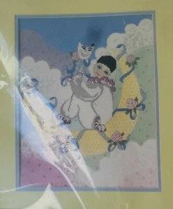 Counted Cross Stitch Kit Mime On Moon Candamar Designs 11" X 14" 50288 Sealed  - Imagen 1 de 7