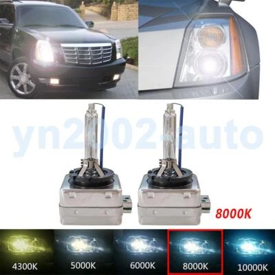 2pcs D3S D3R LED Headlight Bulb Conversion Kit Blue 8000K Xenon HID Replace Lamp - Image 1 of 4