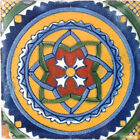 9 Mexican Tiles Wall Or Floor Use Talavera Mexico Ceramic Handmade Pottery C#041