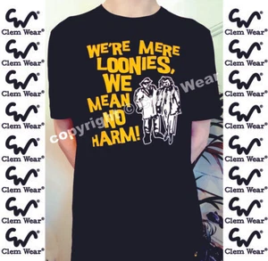 Camiseta Rik Mayall Bottom WE'RE MER LOONIES Camiseta Divertida Retro TV Comedia - Imagen 1 de 3