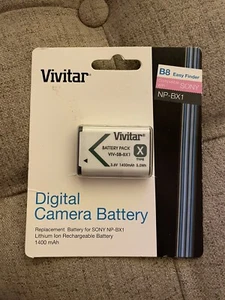 Vivitar B8 Digital Camera Battery Replacement for SONY NP-BX1 New - Picture 1 of 2