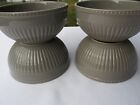 Mikasa Italian Countryside Gray Cereal Soup Bowl Set of 4 EXC
