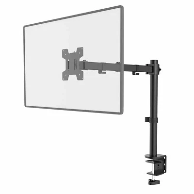 Monitorhalterung Standfuss Schraubklemme höhenverstellbar Tisch Vesa 50 75 100 - Bild 1 von 4