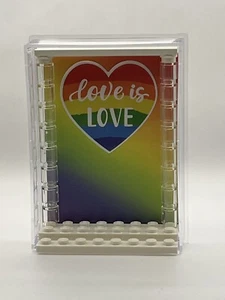 Minifigure Display Case For Lego Pride NO MINIFIG INCLUDED - Picture 1 of 3
