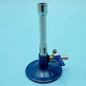 Deschem Laboratory Bunsen Burner Adjustable With Stopcock - Picture 1 of 5