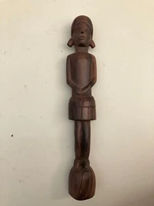 PNG Young Woman Wood carved figure - Picture 1 of 5