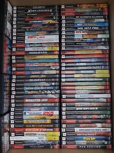 Lot of 83 Play Station 2 (PS2) games (220220)