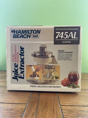Hamilton Beach Scovill Juice Extractor Attachment 745AL  New In Box - Image 1 of 4